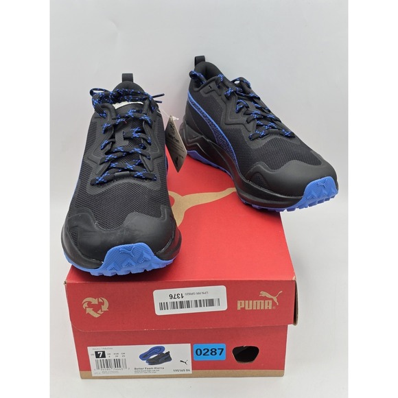 Puma Better Foam Xterra Running Mens Sneakers Black / Blue Athletic Shoes Sz 7 M main image 13